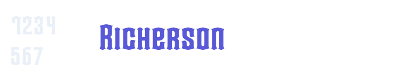 Richerson-related font