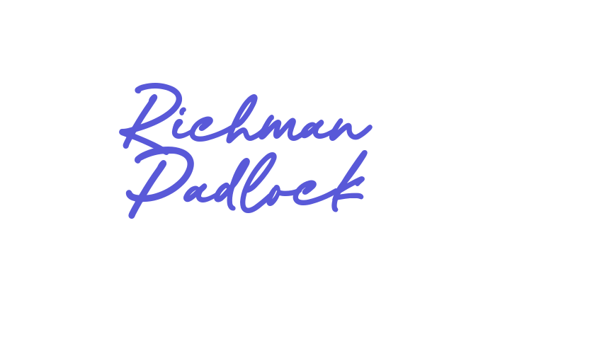 Richman Padlock Font Download