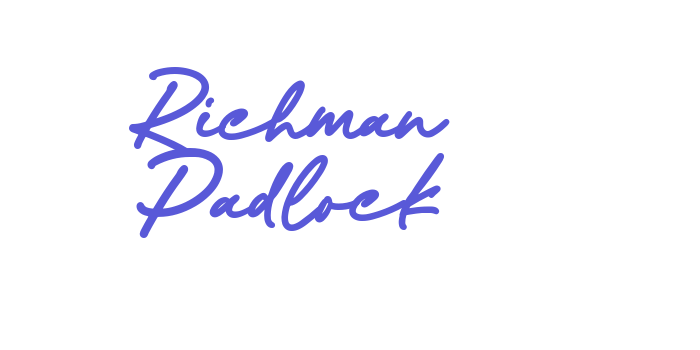 Richman Padlock Font Download