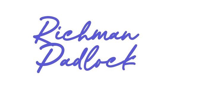 Richman Padlock Font