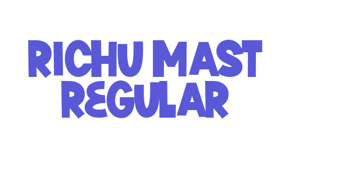 Richu Mast Regular Font Download