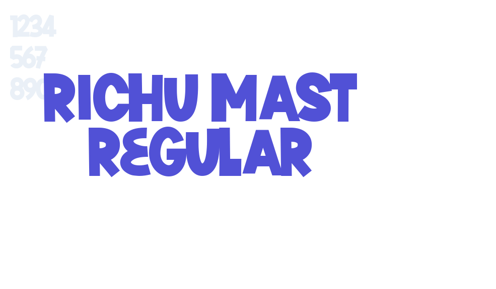 Richu Mast Regular-font-download