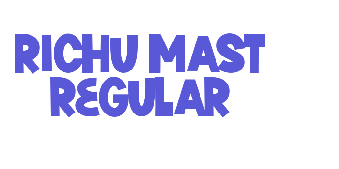 Richu Mast Regular Font