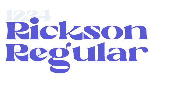 Rickson Regular font free