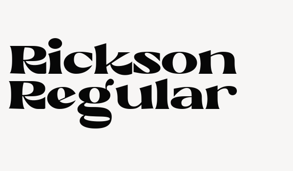 Rickson Regular Font