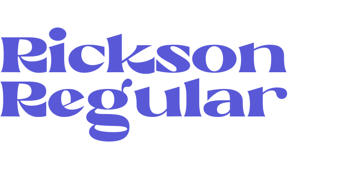 Rickson Regular Font