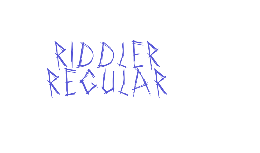 Riddler Regular Font Download