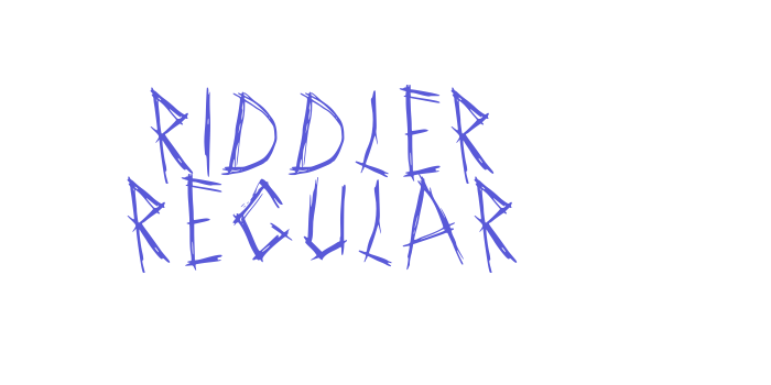 Riddler Regular Font Download