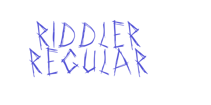 Riddler Regular Font