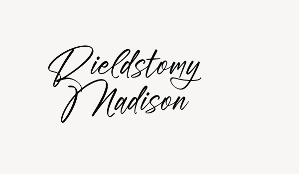 Rieldstomy Madison Font