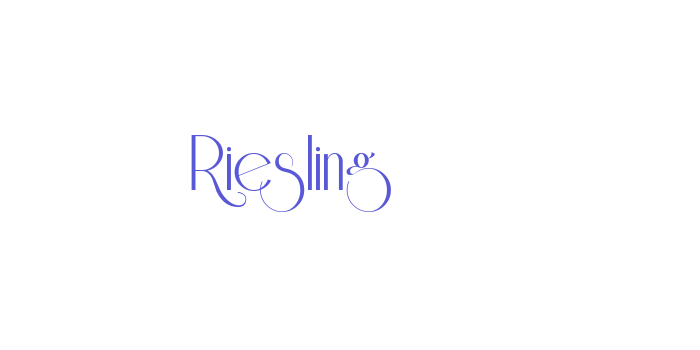 Riesling Font Download