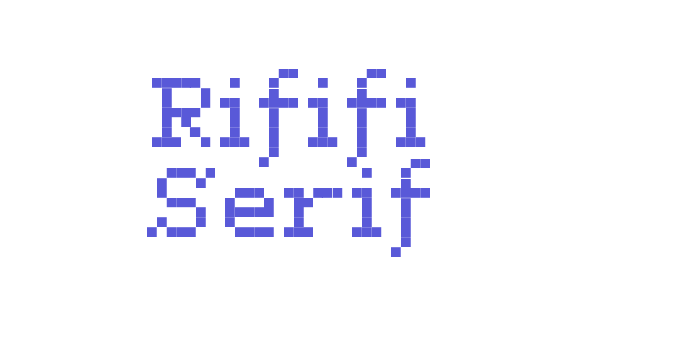 Rififi Serif Font