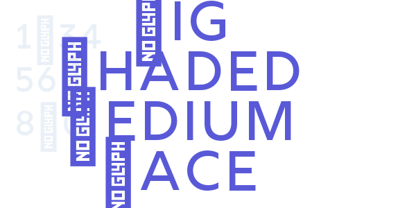 Rig Shaded Medium Face font free