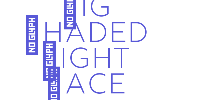 Rig Shaded Light Face Font