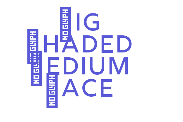 Rig Shaded Medium Face Font