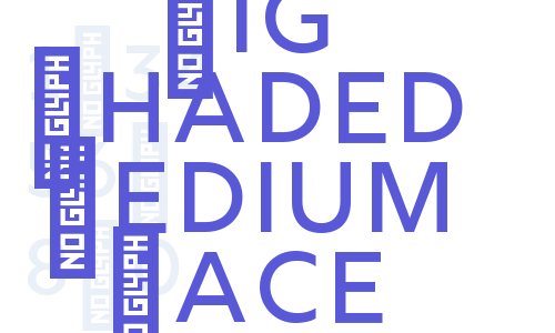 Rig Shaded Medium Face Font Download