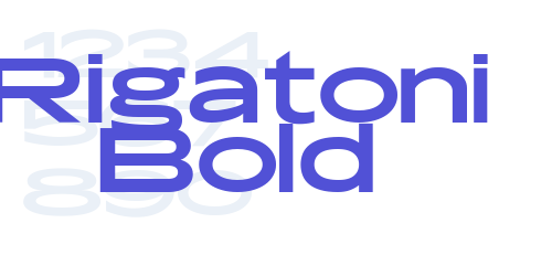 Rigatoni Bold-font-download