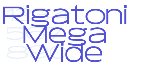Rigatoni Mega Wide-font-download