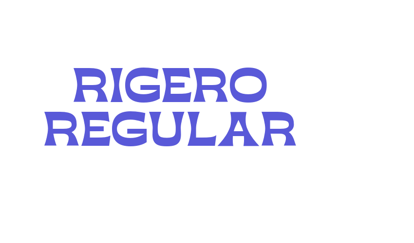 Rigero Regular Font Download