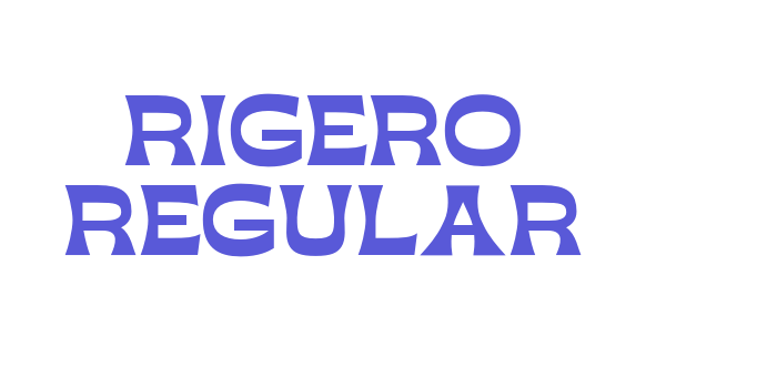 Rigero Regular Font Download