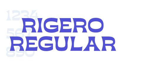 Rigero Regular-font-download