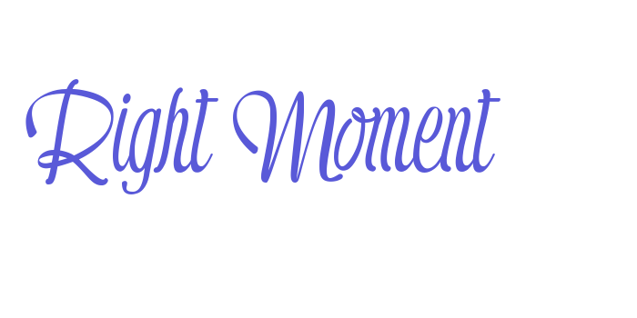 Right Moment Font Download