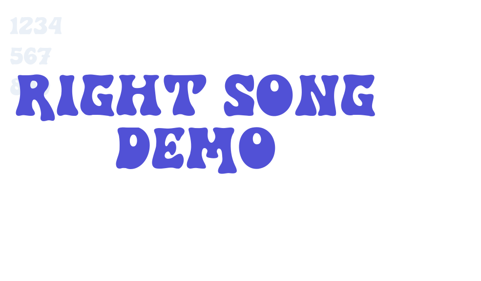 Right Song DEMO-font-download