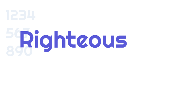 Righteous font free