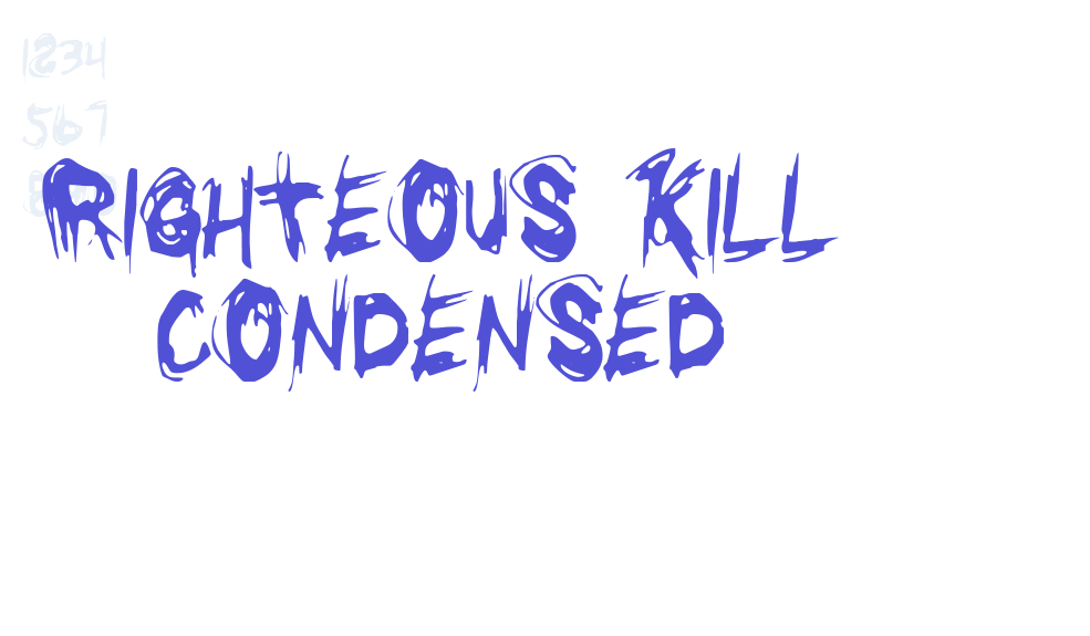 Righteous Kill Condensed-font-download