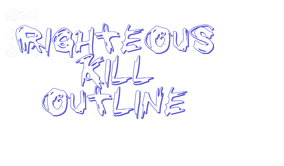 Righteous Kill Outline-font-download