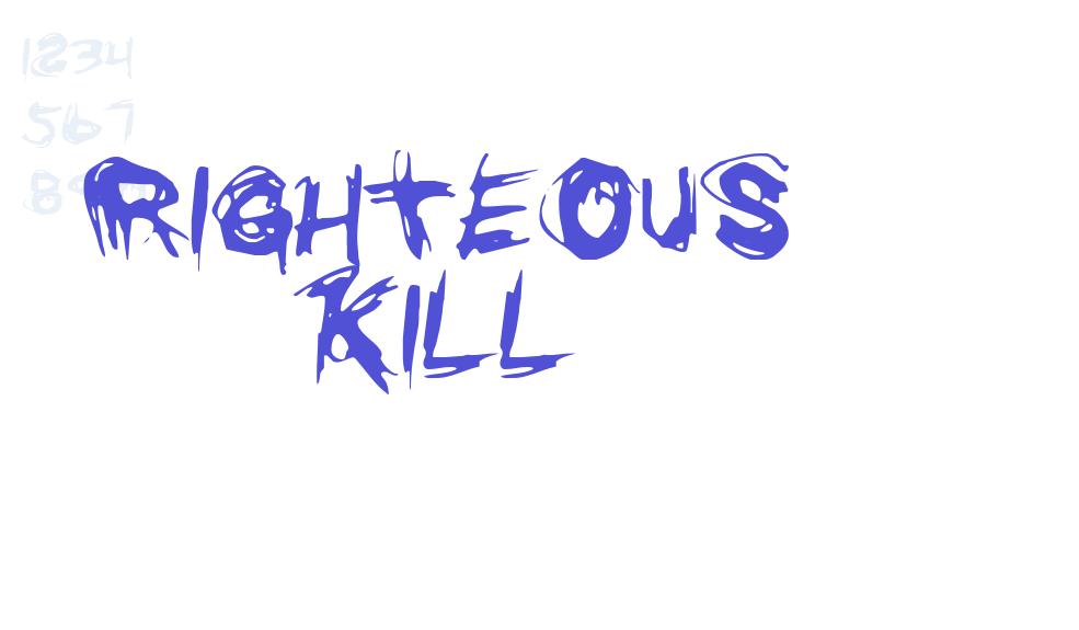 Righteous Kill-font-download