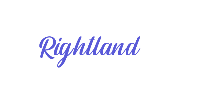 Rightland Font Download