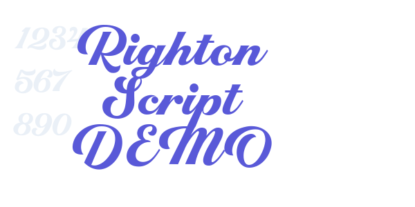 Righton Script DEMO font