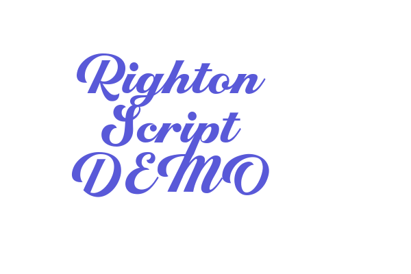 Righton Script DEMO Font