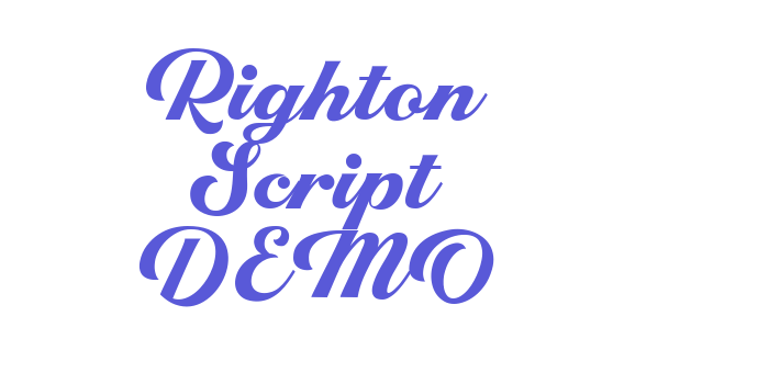 Righton Script DEMO Font Download