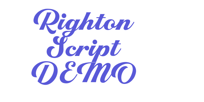 Righton Script DEMO Font