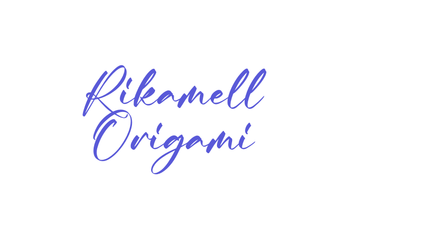 Rikamell Origami Font Download