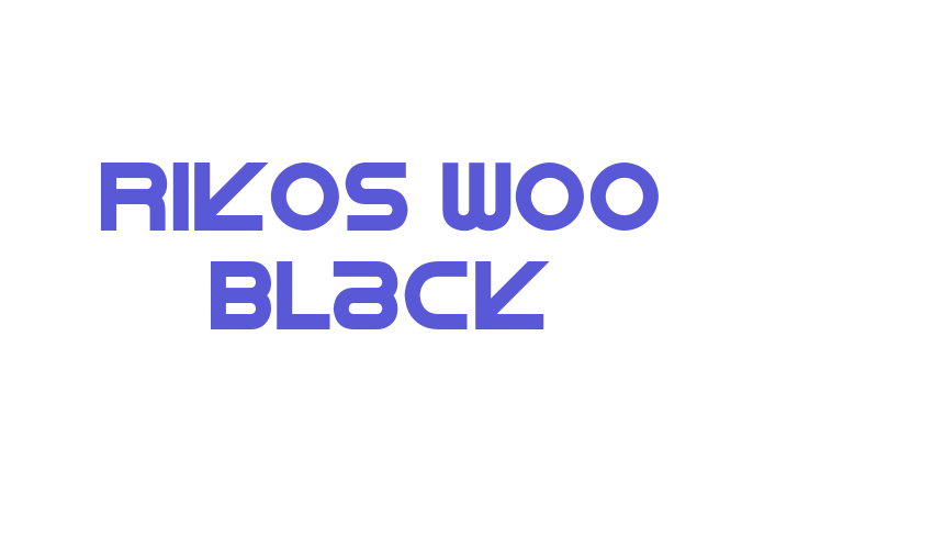 Rikos W00 Black Font