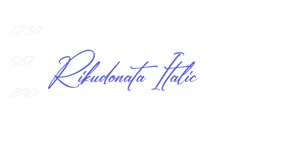 Rikudonata Italic font