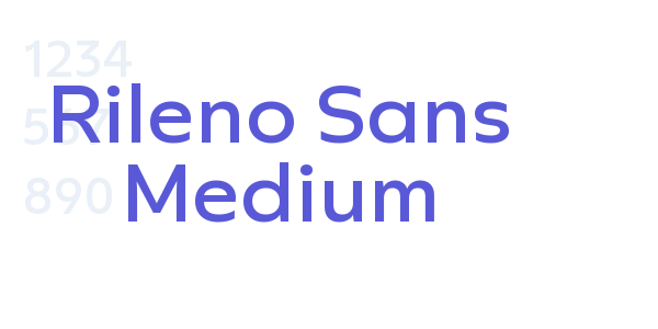 Rileno Sans Medium font