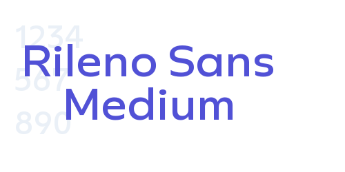 Rileno Sans Medium-font-download