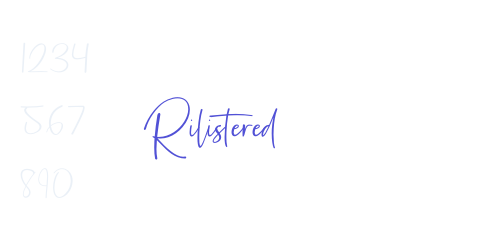 Rilistered-font-download