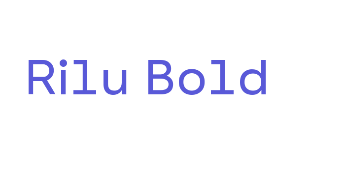 Rilu Bold Font