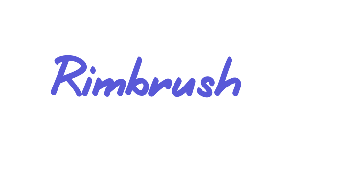 Rimbrush Font