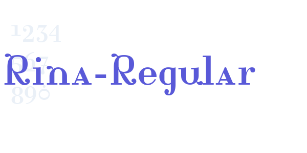 Rina-Regular font free