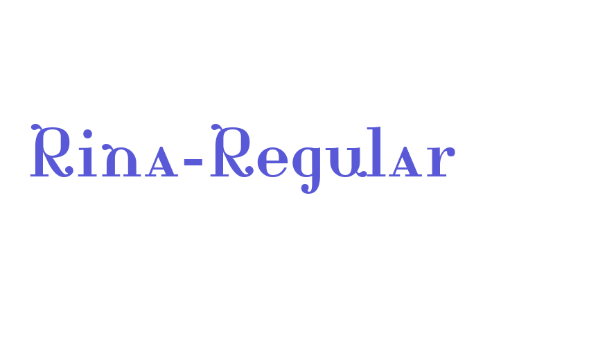 Rina-Regular Font