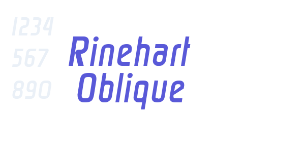 Rinehart Oblique font