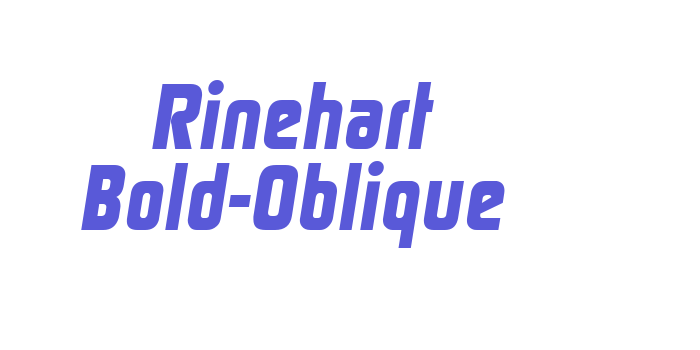 Rinehart Bold-Oblique Font Download