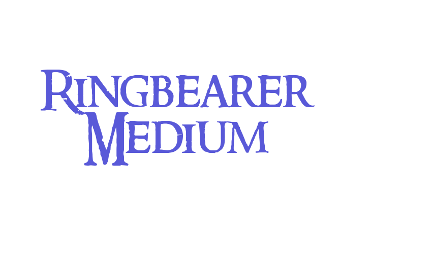 Ringbearer Medium Font Download