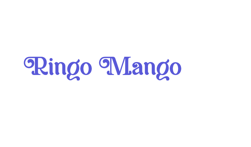 Ringo Mango Font